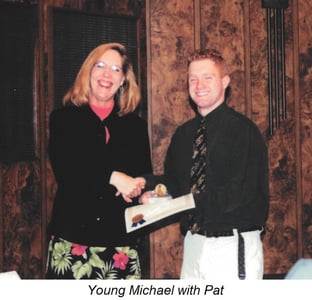 Young Michael with Pat